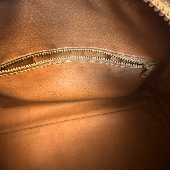 CELINE MACADAM Vintage Brown Coated Canvas Leather Handbag Purse Designer Luxury - Picture 10 of 17
